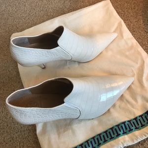 Tory Burch croc embossed boot